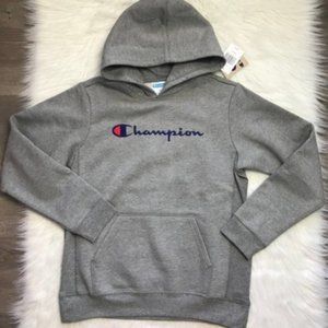 NWT Champion spell out logo Reverse Weave Hoodie sweatshirt
